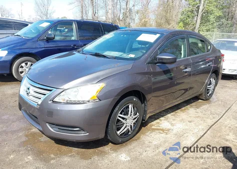 2014 Nissan Sentra S из США, поврежденный, VIN 3N1AB7AP8EL614794